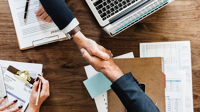 Business Partnership Handshake